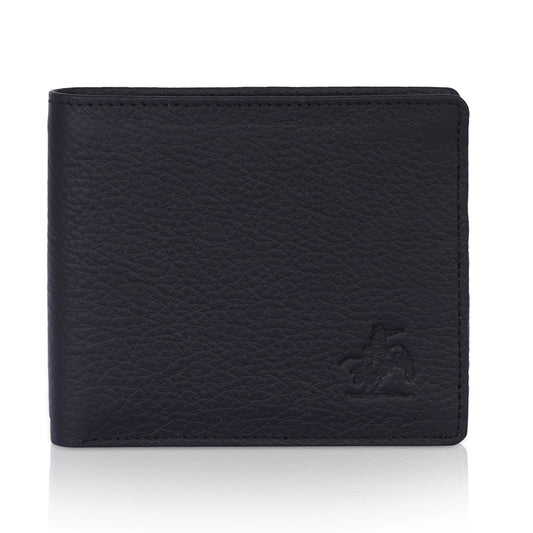 MENS ITALIAN LEATHER WALLET 6 CARD SLOTS
